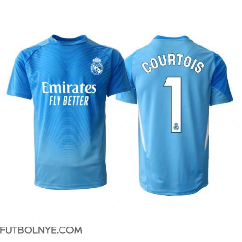 Camiseta Real Madrid Thibaut Courtois #1 Portero Primera Equipación 2025-26 manga corta
